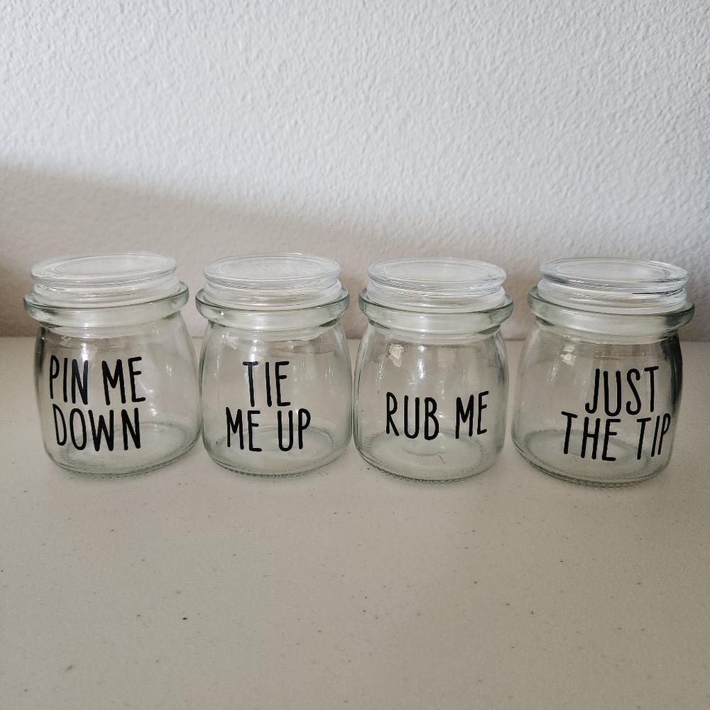 Set Of 4 Bathroom Cannisters